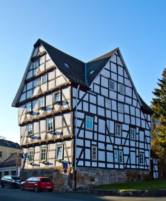 Korbach, Haus Schwalenstcker im Katthagen, erbaut 1593