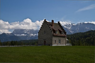 Blick auf den Karwendel beim Kranzbach