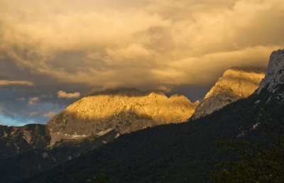 Alpenglhen am Karwendel