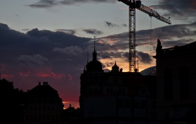 Irgendwo steht in Dresden immer ein Baukran