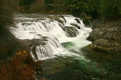 Side view of Dougan Falls
