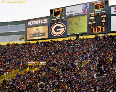 Lambeau Scoreboard