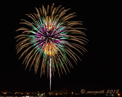 Fort Hood 4th of July Fireworks - 2012