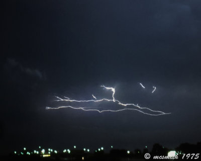 Lightning over the DFW Turnpike