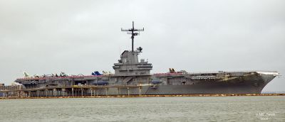 USS Lexington from Shoreline Drive