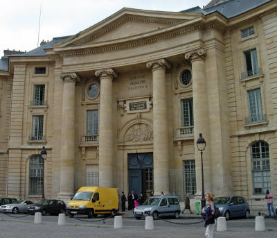 Our class building - the Faculte de Droit of the University of Paris I.