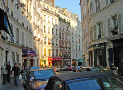 A view along the rue des Trois Freres.