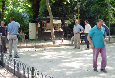 Boules - the French version of bocce.