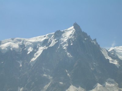 Aiguille du Midi, our afternoon destination.