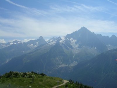 A view of the Alps around us.