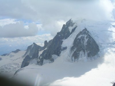 It wasn't too cloudy when we were at the top - just nicely atmospheric.