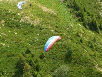 Me and my instructor taking off.