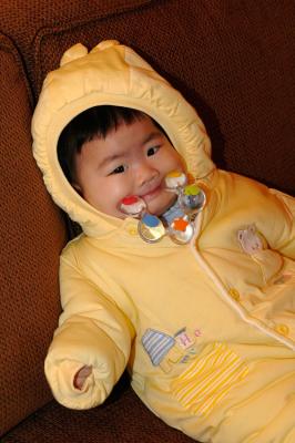 Cold Baby with Ring in mouth