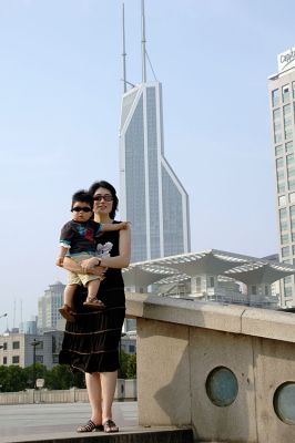 Baby in Downtown Shanghai