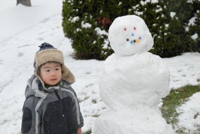 Blo and Snowman