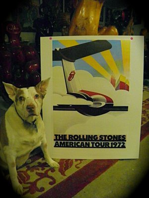 Poster: The Rolling Stones American Tour 1972 (dog not included!)