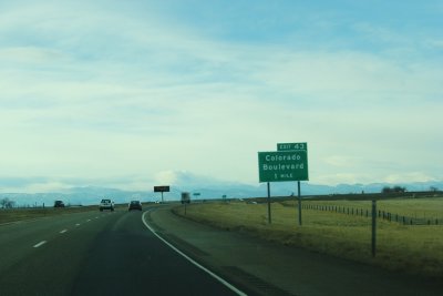 Driving to Boulder