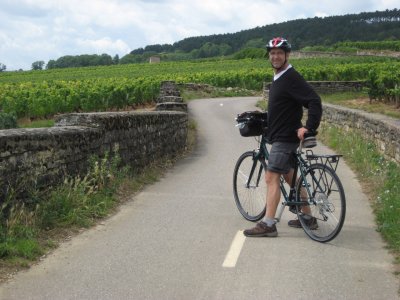 On to the next village along the Voie Verte, Bourgogne, France.