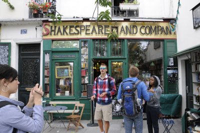 The famous Shakespeare bookstore, Latin quarter, Paris