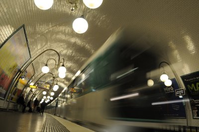 Cite metro stop, Paris