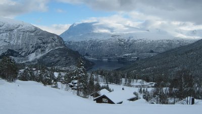 back to the Stryn vinterski ski resort - almost  ...christmas mood (but it's Eastern!!!)
