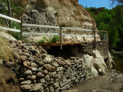 On July 31, BTA Staff also repaired the wall holding the bank.