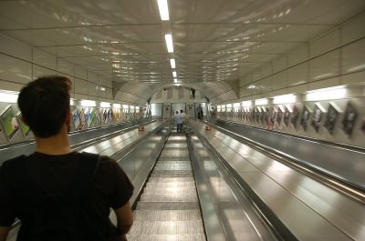 down the tube