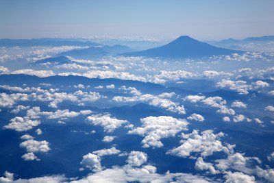 Blue silhouette_Mt. Fuji
