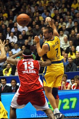 Maccabi - Milano 91-76, 25-January-2008