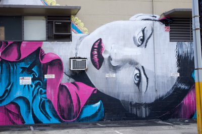 Graffiti Walls around Hawaii
