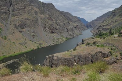 Snake River upstream from Hells Canyon Dam