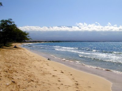 21 Haleakala from beach at Kealia Pond.JPG