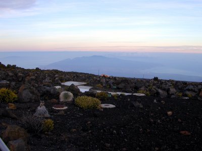 54 Silversword and West Maui from Haleakala.JPG