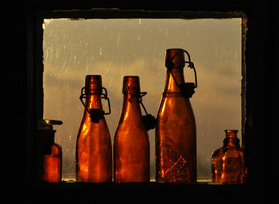 light in bottles