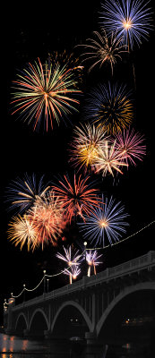 Fireworks in Tempe 2012