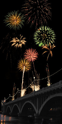 Fireworks in Tempe 2012