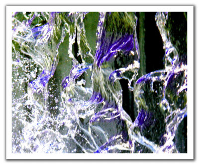 Strands of water