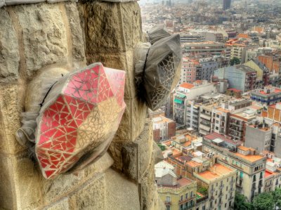 Sagrada Familia view from tower