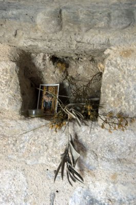 Detalle interior Ermita de Santa Waldesca