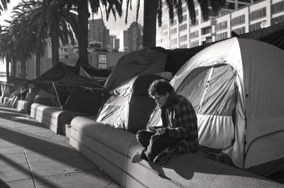 Occupy San Francisco, early morning