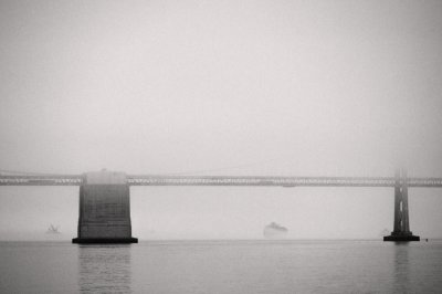 Bay Bridge in Fog