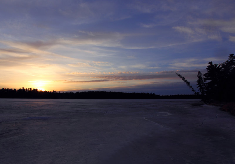 Frozen Sunset Lake Itasca II copy.jpg