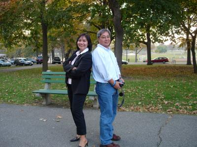 At the Park - Judith and Mario