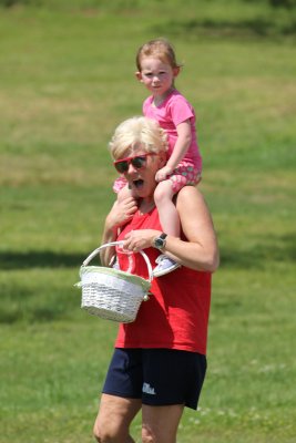 Carley hunts eggs 2011