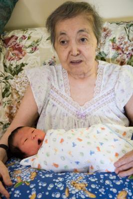 Keera and grandma -  day 6