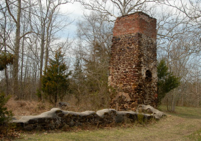  Cotton Mill ruins at  Atsion