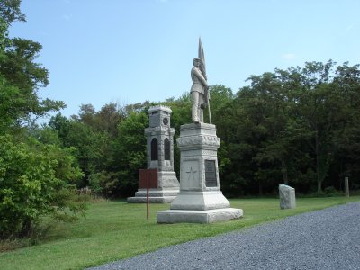 34th NY and 125th Penn. Monuments, West Woods