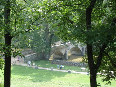 Burnside Bridge from position of 51st NY Charge