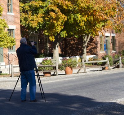Photographing  in old Nauvoo