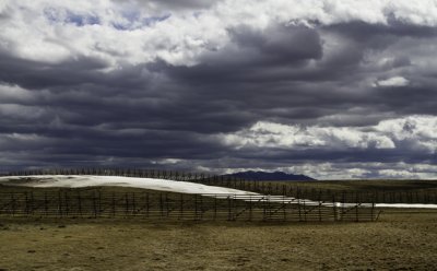 Snow Fences and Spring Storm